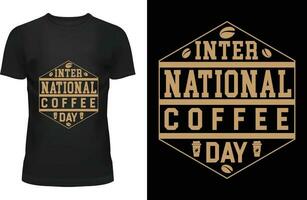 internationell kaffedag vektor