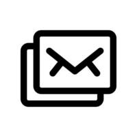 Email Linie Symbol. Vektor Symbol zum Ihre Webseite, Handy, Mobiltelefon, Präsentation, und Logo Design.