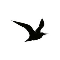 enkel fågel vektor logotyp mall