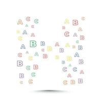 Alphabet Logo Design Vorlage mit ABC Briefe vektor