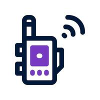 Walkie Talkie Symbol. Vektor Symbol zum Ihre Webseite, Handy, Mobiltelefon, Präsentation, und Logo Design.