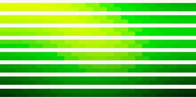 dunkelgrüner, gelber Vektorhintergrund mit Linien. bunte Steigungsillustration mit abstrakten flachen Linien. Smartes Design für Ihre Werbeaktionen. vektor