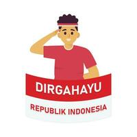 människor vem är respektfull minnesmärke de oberoende av indonesien vektor
