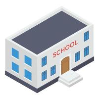 Schulgebäude und Architektur vektor