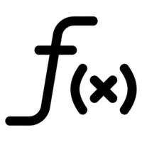 Funktion Glyphe Symbol vektor