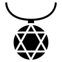 Anhänger-Glyphe-Symbol vektor