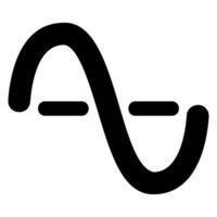 Sinus Glyphe Symbol vektor