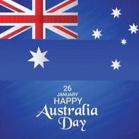 glad australien dag vektor