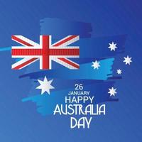 glad australien dag vektor