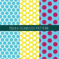 Polka nahtloses Musterdesign vektor