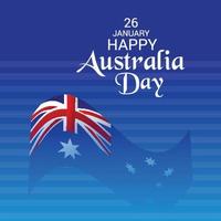 glad australien dag vektor