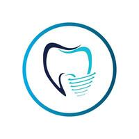 Dental implantieren Logo vektor