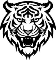 Tiger - - minimalistisch und eben Logo - - Vektor Illustration