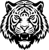 Tiger - - minimalistisch und eben Logo - - Vektor Illustration