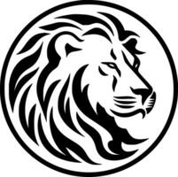 Löwe, schwarz und Weiß Vektor Illustration