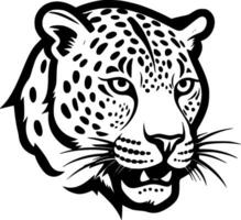 Leopard, minimalistisch und einfach Silhouette - - Vektor Illustration