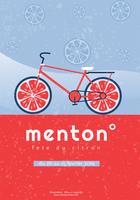 Zitronenfestival-Vektor-Design Menton Frankreich vektor