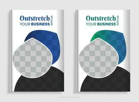 jährlich Bericht Broschüre Design Vorlage Vektor, Flugblatt Präsentation, Buch Abdeckung, und Layout vektor