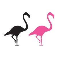 vektor bild av silhuett flamingo