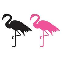 Vektor Bild von Silhouette Flamingo