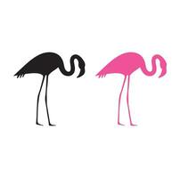 Vektor Bild von Silhouette Flamingo