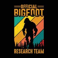 Bigfoot t Hemd Design vektor