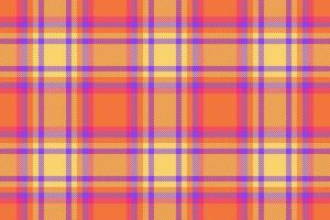 Muster Vektor Tartan von Hintergrund Stoff prüfen mit ein Textur Plaid nahtlos Textil.