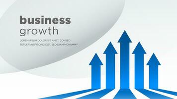 blå pilar av företag försäljning tillväxt vektor