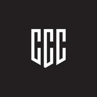 ccc brev logotyp design professionell brev ikon vektor mall