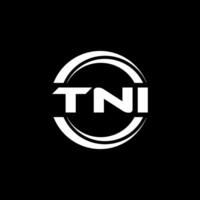 tni Logo Design, Inspiration zum ein einzigartig Identität. modern Eleganz und kreativ Design. Wasserzeichen Ihre Erfolg mit das auffällig diese Logo. vektor
