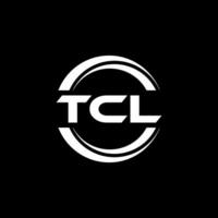 tcl logotyp design, inspiration för en unik identitet. modern elegans och kreativ design. vattenmärke din Framgång med de slående detta logotyp. vektor