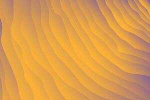 orange Färg vågor bakgrund design . vektor