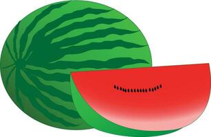 Wassermelone Vektor Design Kunst im Illustrator .