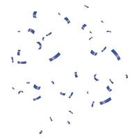 Vektor transparent Hintergrund mit Blau Konfetti