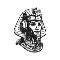 Sphinx Zeppelin Pilot, Jahrgang Logo Linie Kunst Konzept schwarz und Weiß Farbe, Hand gezeichnet Illustration vektor