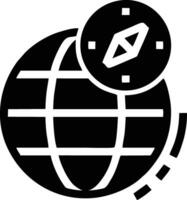 Globus Planet Erde Symbol Symbol Vektor Bild