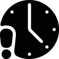 Uhr Symbol Symbol Design Bild. Illustration von das Alarm Uhr Zeit isoliert Vektor Bild. eps 10