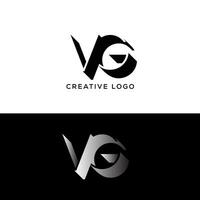 vg första brev logotyp vektor