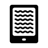 ebook Vektor Glyphe Symbol zum persönlich und kommerziell verwenden.