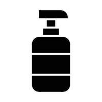 Shampoo Vektor Glyphe Symbol zum persönlich und kommerziell verwenden.