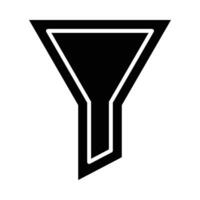 Filter Vektor Glyphe Symbol zum persönlich und kommerziell verwenden.