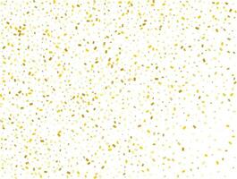 födelsedag gyllene rektanglar konfetti bakgrund. vektor illustration