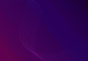 futuristisch Linie Hintergrund mit Gradient lila Farbe im abstrat Hintergrund vektor