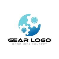 Ausrüstung Logo Design Konzepte. mechanisch Ausrüstung Logo Vorlage Vektor. Symbol Symbol vektor