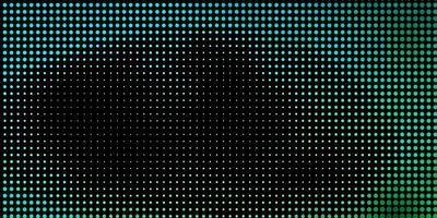 ljusblått, grönt vektormönster med cirklar. illustration med uppsättning lysande färgglada abstrakta sfärer. mönster för tapeter, gardiner. vektor