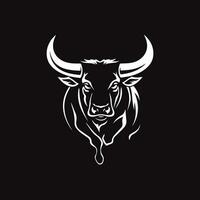 Stier Logo Design Illustration vektor