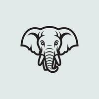 elefant ikon design vektor