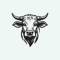 Stier Logo Design Illustration vektor