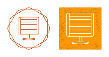 Vektorsymbol für Infrarotheizung vektor