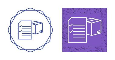 leverans checklista vektor ikon